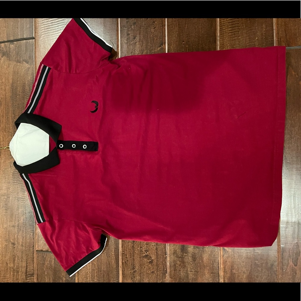 Very soft maroon polo shirt